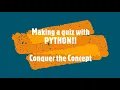 Making a Quiz in Python