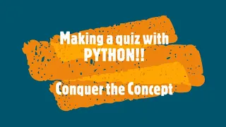 Making a Quiz in Python