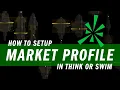How To Setup Market Profile in Think or Swim ToS Trading Tutorials