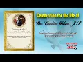 Celebrating the Life of Reverend Caulton Wilson J P
