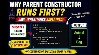 270 Child class constructor automatically calls Parent Class Constructor in Java Selenium Java 2026