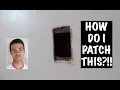 SIMPLE DRYWALL PATCH WITH NO