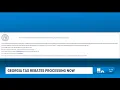 When will Georgia taxpayers get a rebate State issues electronic notices