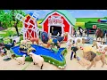 Download Lagu 23 Minutes Satisfying with Build Horse Farm Playset Toys | Caring for Horse Injured | Cattle Farm