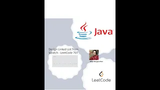 Design Linked list from scratch using java - LeetCode 707 Approach i