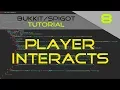 Minecraft Plugin Tutorial PlayerInteractEvent