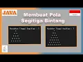 Program JAVA Pola Segitiga Bintang