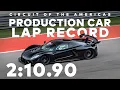 Hennessey Venom F5 Revolution COTA Production Car Lap Record 2 10 90