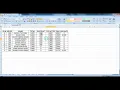 Excel Lesson 12-Sorting Data Alphabetical Or Numeric