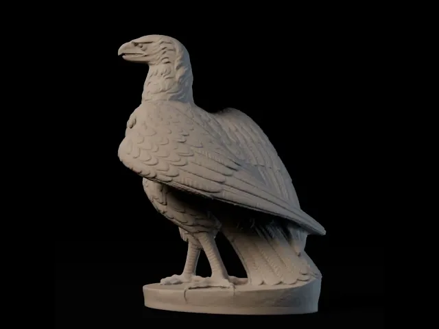 Striding Stone Eagle Statue | 28mm/32mm Heroic video thumbnail
