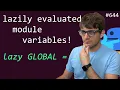 lazily initialized module variables in python