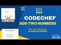 Add Two Numbers Codechef Practice C