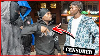 Download Throwing FAKE GANG SIGNS on Thugs in the Hood GONE WRONG! (MUST WATCH) MP3