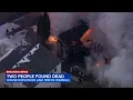 2 found dead after house explosion fire in Oswego