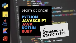 11 Statically and dynamically typed languages - Programming Tutorial