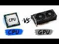 CPU vs GPU Explained Simply