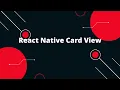 React Native Card View Create a Card View in React native React Native Tutorial