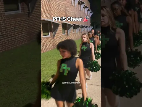 💚🖤📣 PFHS Cheer Walk #cheer #cheerleading #students #school #cheerlife