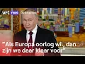Russische president Poetin haalt fel uit naar Europa