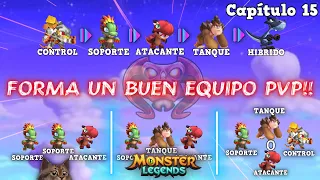 COMO FORMAR UN BUEN EQUIPO PVP CON CUALQUIER MONSTRUO Monster Legends