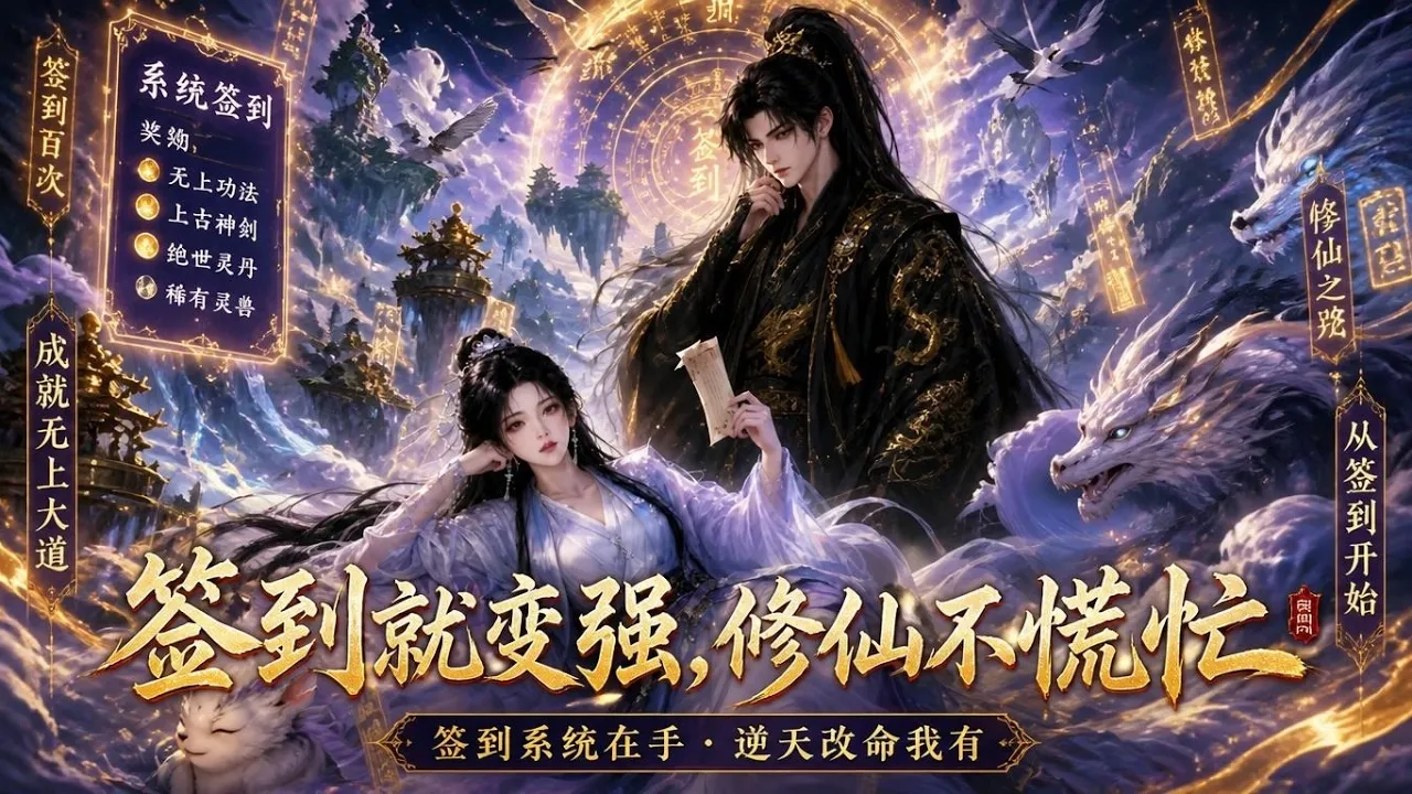 签到就变强,修仙不慌忙