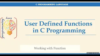 User Defined Function Part-1