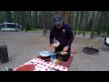 Fajitas at the campsite
