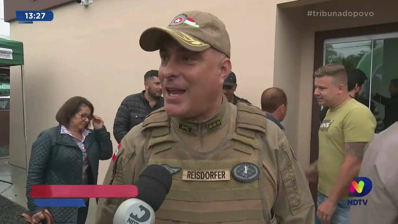 Joinville: base da Polícia Militar é reinaugurada no bairro Jardim Paraíso