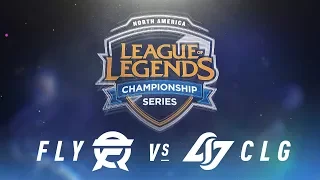 FLY vs. CLG - Week 8 Day 1 | NA LCS Spring Split | Flyquest vs. Counter Logic Gaming (2018)