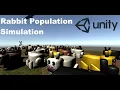 Unity AI Rabbit Population Simulation Subtitles Available