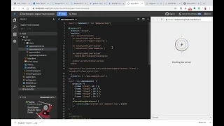 How to upload a project in stackblitz