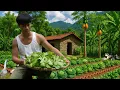 Download Lagu Harvesting vegetables to sell at the market, CEO leaves the city to live in the wild in the forest