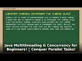 Java Multithreading Concurrency for Beginners Master Parallel Tasks in Java 2024 Tutorial