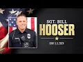 Funeral services held for Utah police Sgt Bill Hooser killed in line of duty