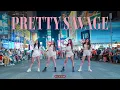 Download Lagu [KPOP IN PUBLIC TIMES SQUARE] BLACKPINK(블랙핑크) - PRETTY SAVAGE| DANCE COVER | NOCHILL DANCE