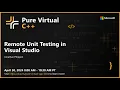 Remote Unit Testing in Visual Studio