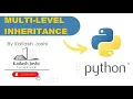 Multilevel Inheritance in Python Python Inheritance Python Tutorials for Beginners in Hindi