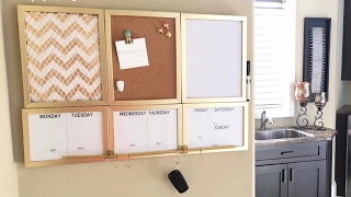 DIY Command Center Dollar Tree DIY Organization ideas