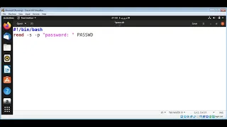 Bash script to Prompt the user for a Password