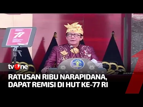 Ratusan Ribu Tahanan Mendapat Remisi di Hari Kemerdekaan Indonesia ke-77