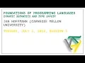 Foundations of Programming Languages - Dynamic Semantics