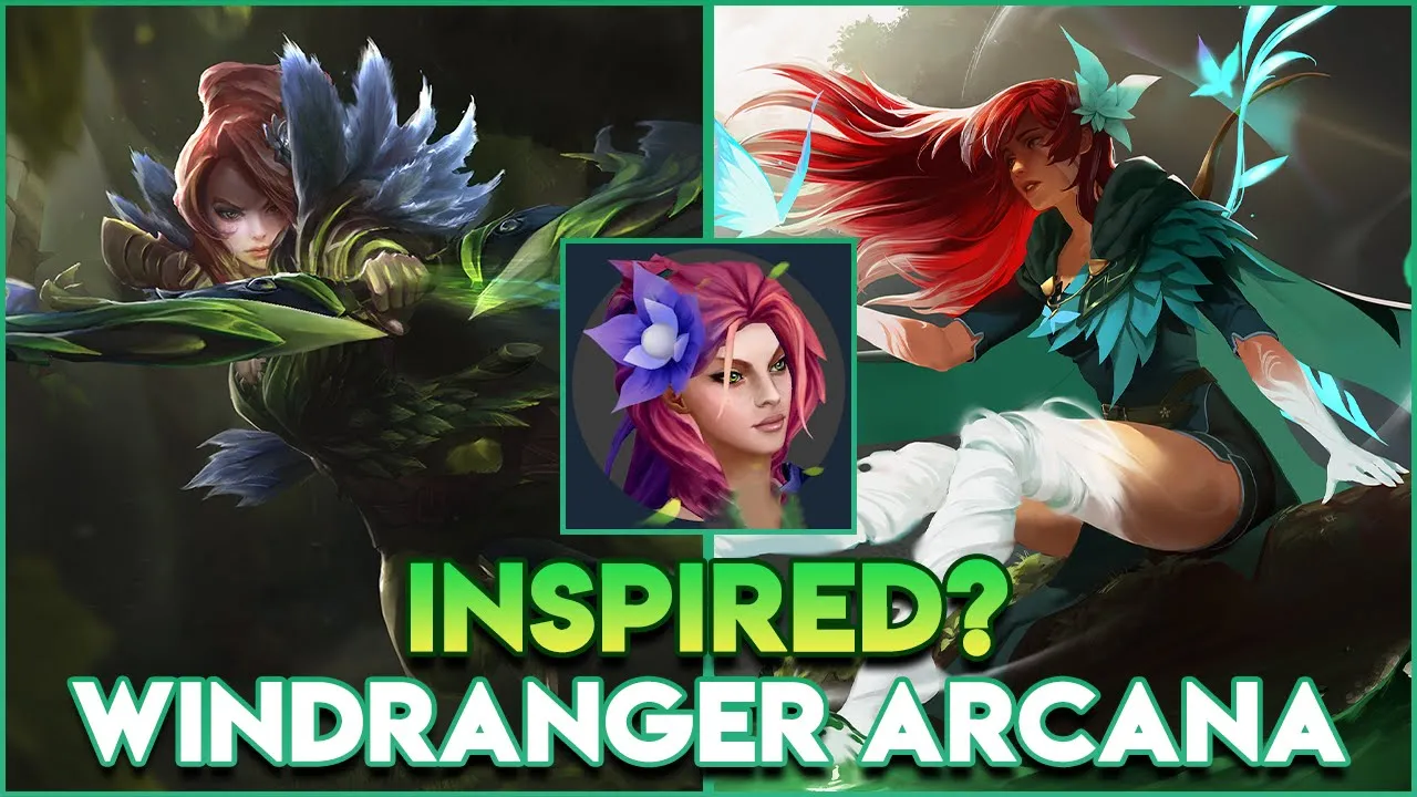 WINDRANGER ARCANA INSPIRED? — BEST "but Rejected?" Windranger Set Compilation