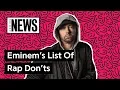 Eminem s List Of Played Out Rhymes Genius News