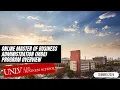 Information Session Online MBA Program Overview
