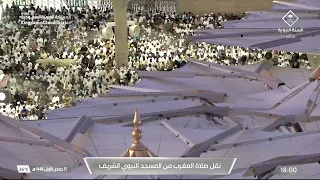 تلاوة الشيخ عبدالباري الثبيتي من صلاة المغرب في المسجد النبوي الشريف بالمدينة المنورة 🤍