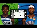 TIMBERWOLVES at THUNDER FULL GAME HIGHLIGHTS March 15 2026