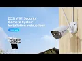 ZOSI C302 L WiFi Camera Kit Setup Installation Guide