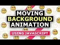 Moving Background Animation Effects Using Html CSS And Javascript