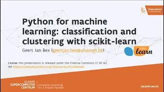 03 Python for machine learning scikit learning classification clustering with scikit-learn