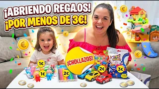 ABRIENDO REGALOS POR MENOS DE 3 EUROS
